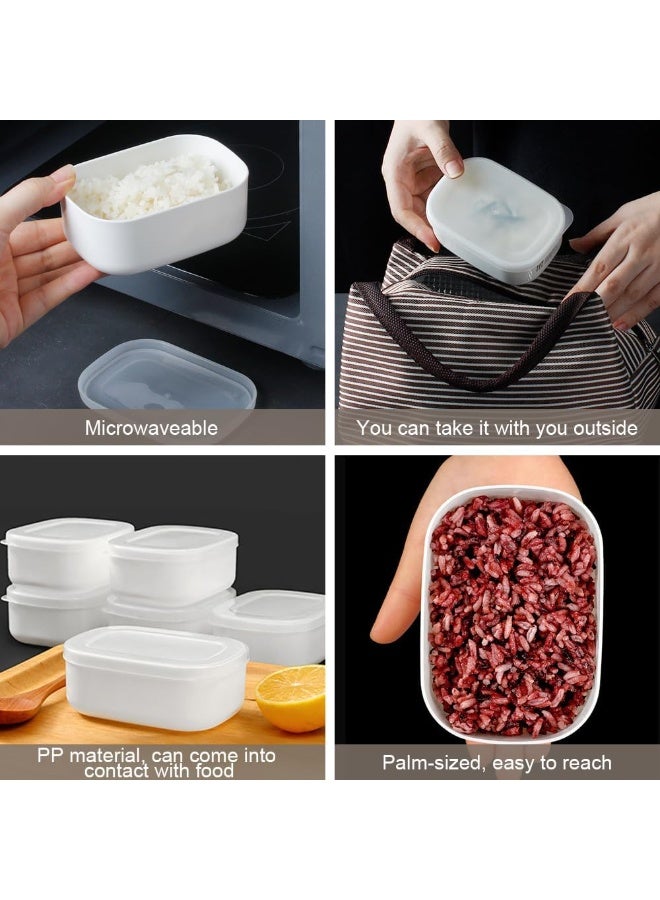 OSHIMA 8PCS Food-Grade Freezer Containers with Lids, Bpa-Free Small Plastic Storage Containers for Meal Prep Freezing Portioning, Reusable Storage Containers Ideal for Kitchen Organization and Daily Use - Image 5